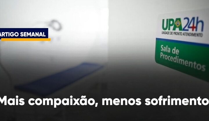 mais compaixão, menos sofrimento