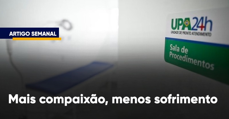 mais compaixão, menos sofrimento