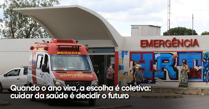 Quando o ano vira, a escolha é coletiva: cuidar da saúde é decidir o futuro